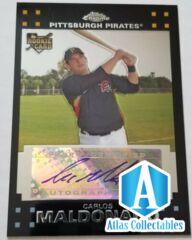 2007 Topps Chrome Carlos Maldonado #353 Auto